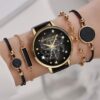Set de 5 piezas Reloj con Pulseras