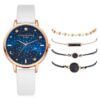 Set de 5 piezas Reloj con Pulseras