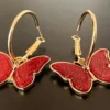 Aretes de mariposa