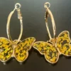Aretes de mariposa