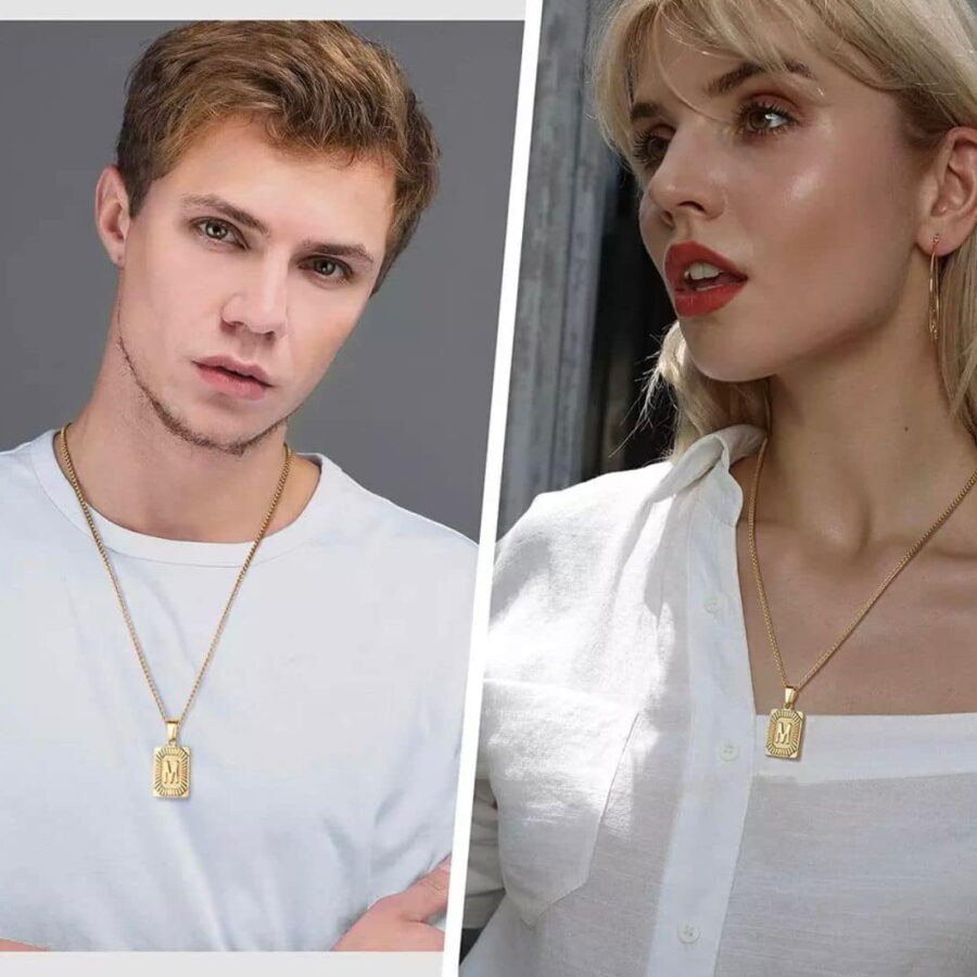 Collar colgante con tu Inicial