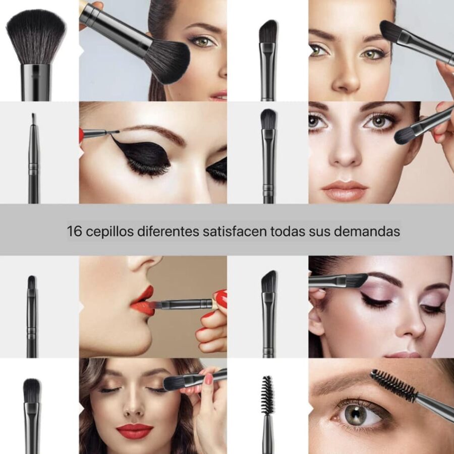 Juego de brochas de maquillaje