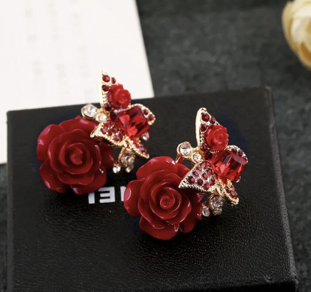 Pendientes de Flores de Resina Epoxi - Imagen 2