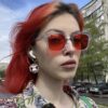 Gafas de Sol Vintage de Montura Naranja