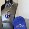 Conjunto de Joyería "El Corazón del Mar Titanic"