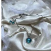Conjunto de Joyería "El Corazón del Mar Titanic"