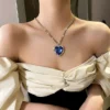 Conjunto de Joyería "El Corazón del Mar Titanic"