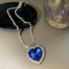 Conjunto de Joyería "El Corazón del Mar Titanic"