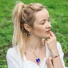 Conjunto de Joyería "El Corazón del Mar Titanic"