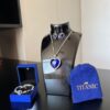 Conjunto de Joyería "El Corazón del Mar Titanic"
