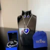 Conjunto de Joyería "El Corazón del Mar Titanic"