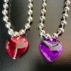 51c73d4e-f925-4f0c-b9d2-2a8ecfe78fda Collar corazón de cristal
