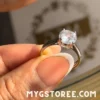 Anillo Noah bañado en oro blanco de 18 quilates!