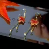 Pendientes de hoja de Otoño