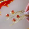 Pendientes de hoja de Otoño