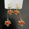 Pendientes de hoja de Otoño