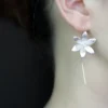 Aretes Largos Plata 925